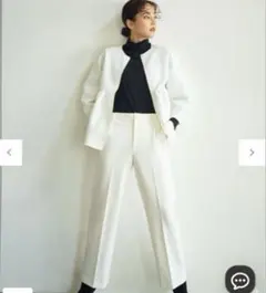 【CLASSY.2月号掲載/洗える】TRストレッチギャバ ワイドパンツ