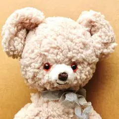 小花ワンワン 犬 アーティストベア 海外作家様 ハンドメイド