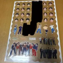 Travis Japan クリアシール カレンダー かおかお シール ステッカー