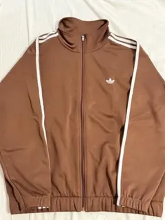 adidas ブラウン トラックジャケット