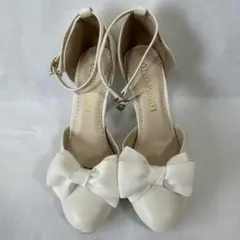 LODISPOTTO ホワイトリボンハイヒール