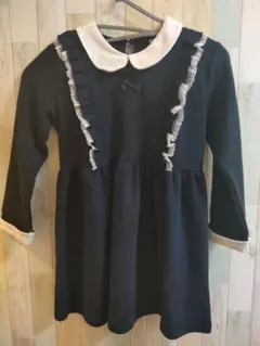 フォーマルワンピース120センチ　紺色