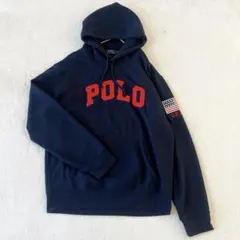 人気Polo Ralph Lauren パーカー 現行 ロゴ刺繍 大きいサイズL