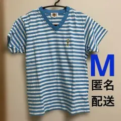 【中古】Mサイズ LOONEY TUNES トゥイーティー Tシャツ　ボーダーのサムネイル