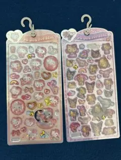 【正規品】うるちゅるポップシール サンリオ 日焼け キティ ベビー 2枚セット