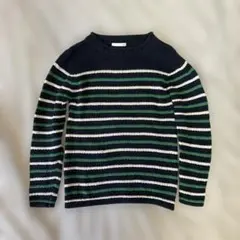 GU　ボーダーニット　子供用　130