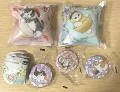 くら寿司 モフサンド コラボ ◆クッションチャーム&缶バッジ まとめ売り