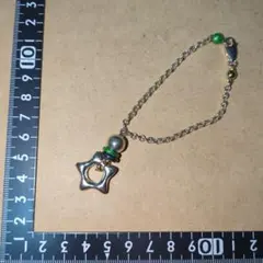 ブランド不明 シルバーブレスレット 星のリングモチーフ