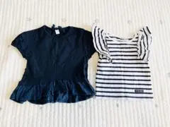 つきさま プティマイン、アプレ フリルトップス90cm2枚セット