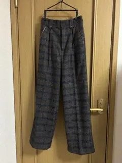 cepo チェックパンツ　ブラウン