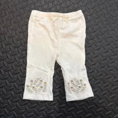 mamaraku 花柄刺繍 ボトムス 80