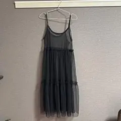 earth music&ecology ワンピース　シアー　キャミソール