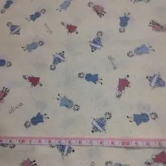 綿プリント生地　オリビア