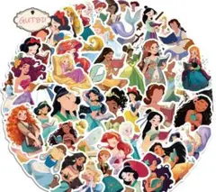 ディズニー　プリンセス　ステッカー　シール　50枚