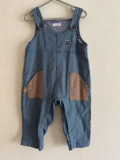 RAG MART チェック柄オーバーオール 95cm