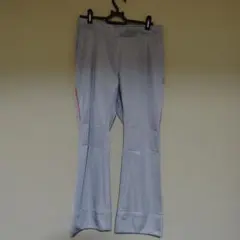 アディダス ジャージ パンツ Lサイズ グレー×ピンク ウエストゴム