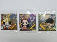 ワンピース大海賊シールウエハースlog.9 25th ロビン　ブルック　ゾロ