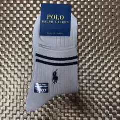 POLO RALPH LAUREN 接触冷感グレー ソックス 22〜24cmのサムネイル
