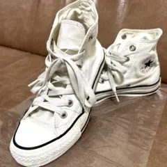 コンバース　ハイカット　白 サイズ JPN 23.5 (US4.5)