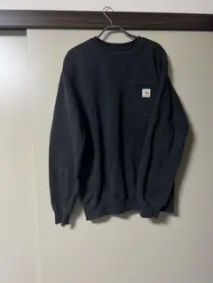 Carhartt ブラック スウェット