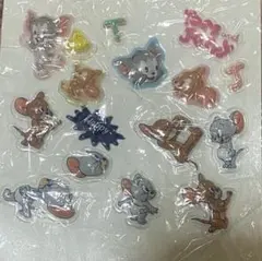 トムとジェリー ぷくぷくシール2種類ミックス16個&ドロップシール42個セット