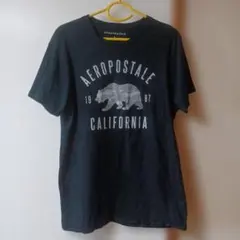 (2221) AEROPOSTALE Tシャツ カリフォルニア 黒 中古のサムネイル
