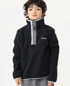 【新品】コロンビア キッズ ヘルべチア ハーフ スナップ フリース　XS
