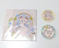 ウィッシングウィングス グリーティングカード、シール セット