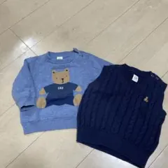 GAP ベビー トレーナー&ベストセット 6-12ヶ月