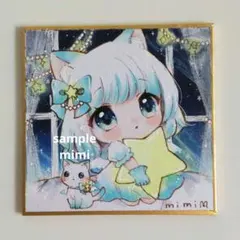 バ*ー様 手描きイラスト オリジナル【星のこねこ】 手描きイラスト オリジナル【月のこねこ】 - メルカリ