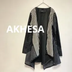 アキラナカ】ビバリーフリンジモックネック タートルニット ブラック