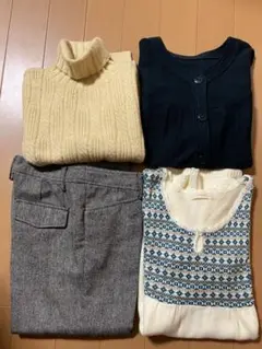 レディース　セーターとボトムスパンツのまとめ売り