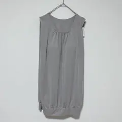 M453 トップバリュー　カップ付きタンクトップ　トップス　丈長め　２ＸＬ　３Ｌのサムネイル
