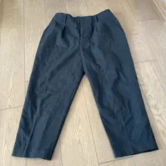 《ユニクロ》ウールブレンド テーパード アンクル パンツ ボトムス カーキXL