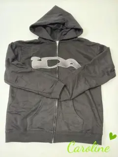 新品未使用 IDA zip hoodie グレー M フード付きパーカー黒M