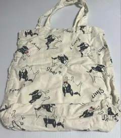 FRIENDSHILL ブルトン柄 A4サイズ トートバッグ 内ポケット付き