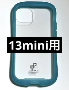 iFace iPhone13mini クリアブルー