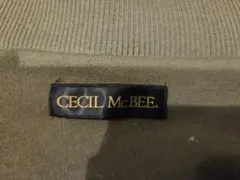 CECIL McBEE 長袖 パーカー カーキ
