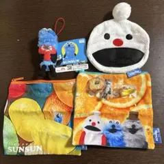 パペットスンスン ぬいぐるみ ポーチ ガチャガチャ ノンノン ゾンゾン