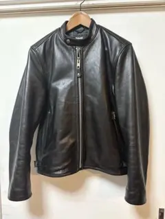 BURL ブラックレザー シングルライダース 38 - メルカリ