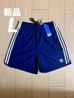 アディダス オリジナルス クラシック ショートパンツ ネイビー L 新品のサムネイル