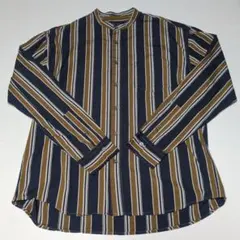 nano universe ストライプ柄シャツ XLサイズ ナノユニバース