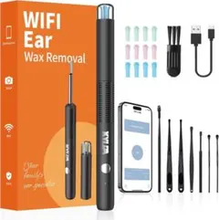 耳かき カメラ付き 1920P IP67防水 充電式 耳掃除 日本語取扱説明書付