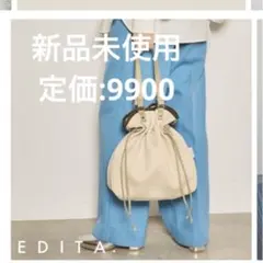 エディータ 巾着バッグ ショルダー レディース 軽量 ショルダーバッグ A4