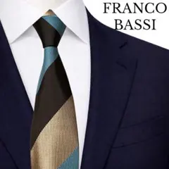 FRANCO BASSI フランコバッシ ネクタイ レジメンタル - メルカリ