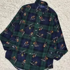 希少/極美品✨ラルフローレン 長袖シャツ ポロベア コーデュロイ