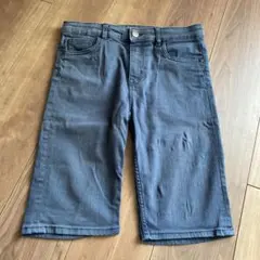 H&M ネイビー　デニム ハーフパンツ 150cm