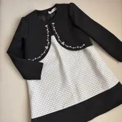 女の子　フォーマル　ワンピース　ボレロ　130