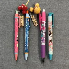 ディズニーリゾート ボールペン シャーペン 消しゴム4本まとめ売り