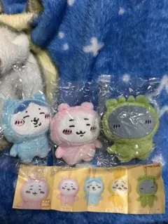 ちいかわ ぬいぐるみBIG2 3点セット ハチワレ、パジャマパーティーズ緑